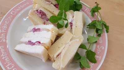 米粉食パンのフルーツサンド