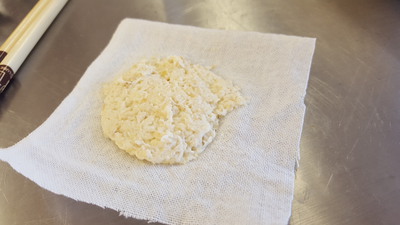 粟とカボチャのクロケット&キノコの米パスタ&ひよこ豆スープ 粟とカボチャのクロケット&キノコの米パスタ&ひよこ豆スープ