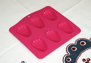 マドレーヌ型　6cup シリコン焼型