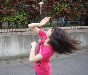 自主練中~♪