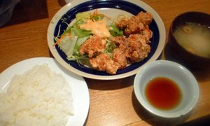 今日のとり天「キッチン丸山 680円」