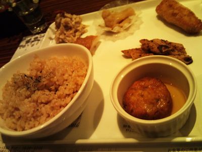イタリアンレストランのマクロビランチ