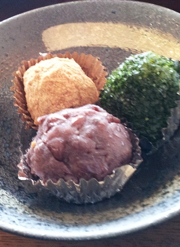 ♪~三食おはぎ~♪が好評でした***おいしいサロン