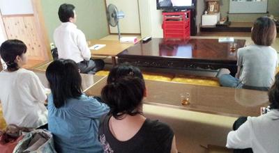 ひよこ豆のカレーとハーブティーのデザート(DVDランチの会)