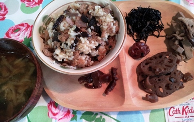 ごぼうの丸揚げ&家ご飯&漬物