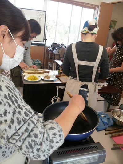 卒業試作会はマクロビの基本メニューで