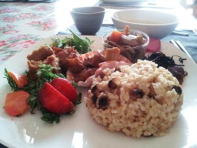 子育てママの会のランチ