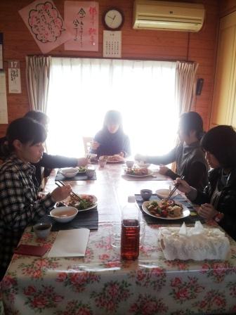 子育てママの会のランチ