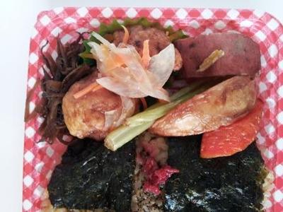 昨日のマクロビ弁当&「ゆとりの空間」