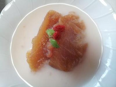 健康教室のマクロビランチ&無農薬無肥料の梨