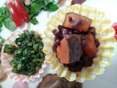 健康教室のマクロビランチ&無農薬無肥料の梨