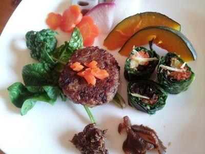 ベジバーグと蒸し野菜で子育てママのマクロビランチ会