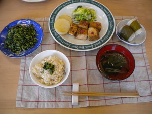 明日はお料理教室♪
