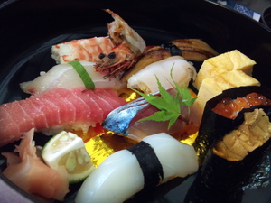 お寿司のランチ
