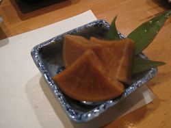 大根のゆず醤油漬け