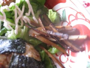 車麩と干し野菜の煮物（本日の家ランチ）