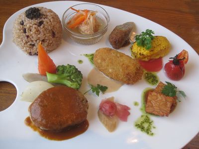 自然食ＢＩＯ　の大島先生との食事