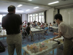 夏休みの工作教室