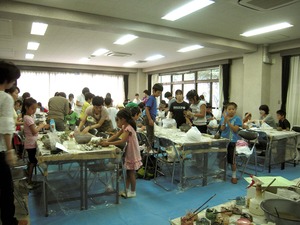 夏休みの工作教室
