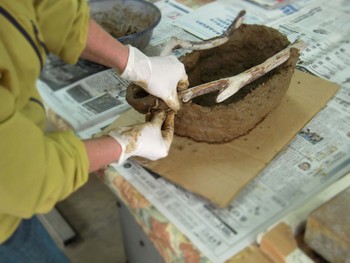 土の屋クラフト教室生徒さんの作品