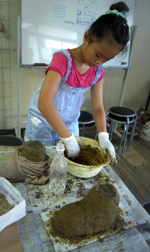 夏の工作・小学生がやって来た！