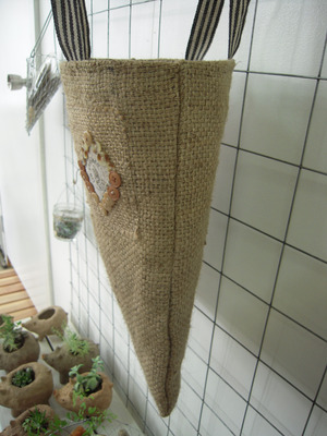 麻のバッグ新作発表☆