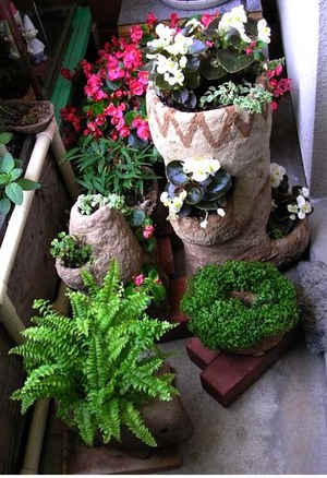 土の屋クラフト教室生徒さんの作品