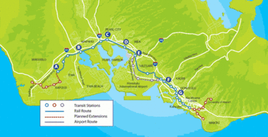 オアフ島に鉄道 !
