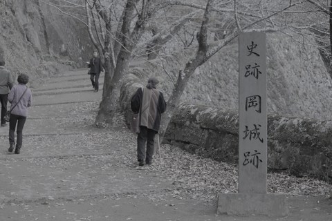 いざ、オカの上へ。