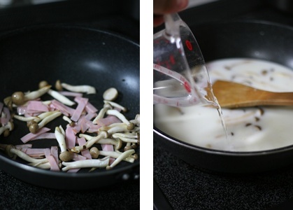 お鍋パスタ