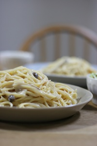 お鍋パスタ