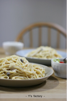 お鍋パスタ