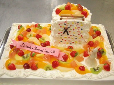 本日のＷｅｄｄｉｎｇＣａｋｅです（＾－＾）