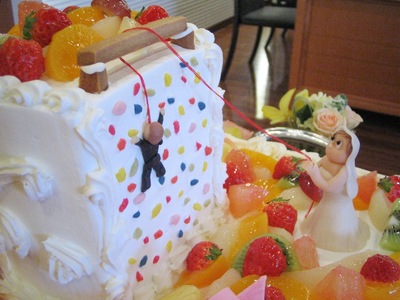 本日のＷｅｄｄｉｎｇＣａｋｅです（＾－＾）