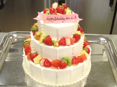 ＷｅｄｄｉｎｇＣａｋｅです（＾－＾）