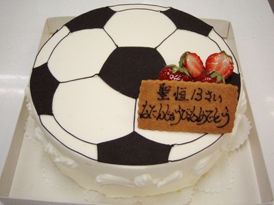 サッカーボール型～～ＷｅｄｄｉｎｇＣａｋｅ