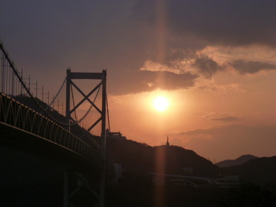 神戸からの帰り道♪